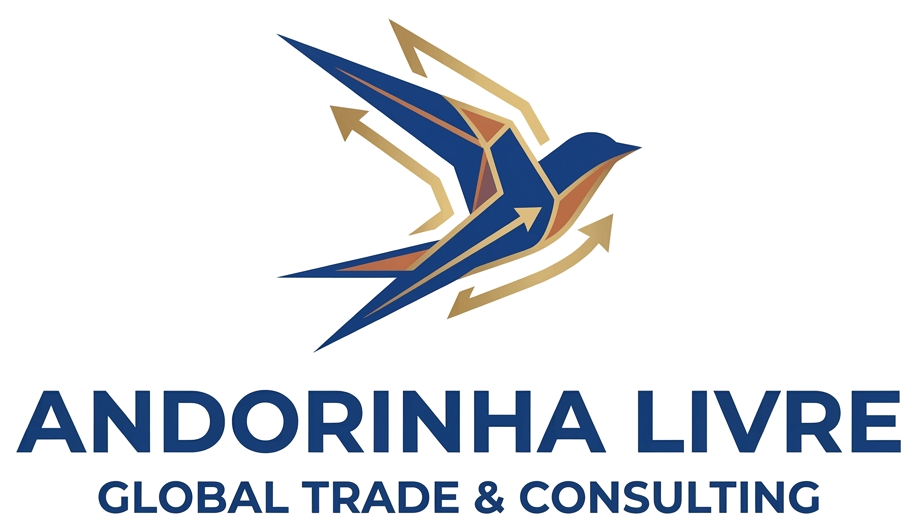ANDORINHA LIVRE bird and Global Trade & Consulting logo